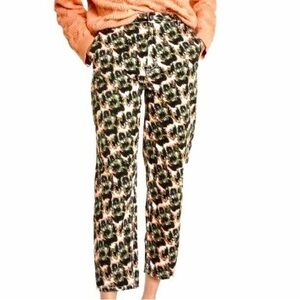 NWT Rachel Comey x Target Animal Print High-Rise Tapered Jeans Size 6